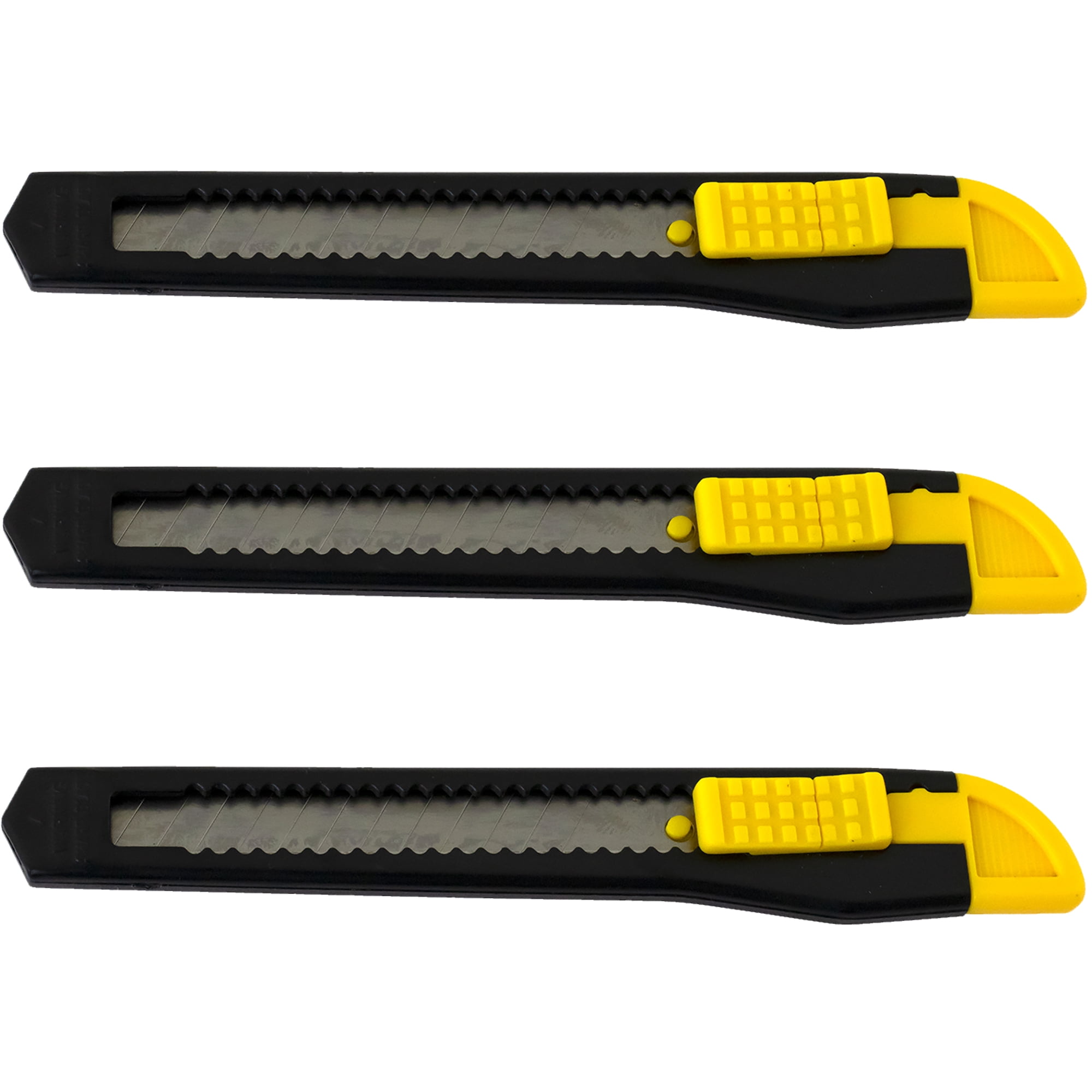 3-Pack Box Cutter Retractable, Utility Knife - 99 Rands