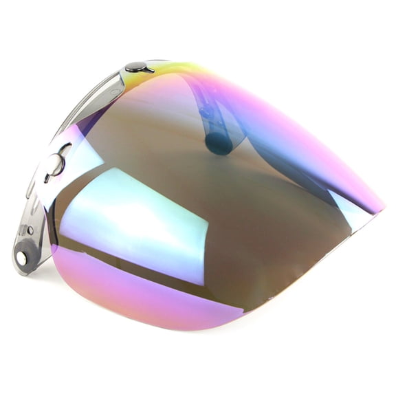 3-Snap Bubble Wind Helmet Open Face Helmet Visor Motorcycle Helmet Bubble Lens 3-Snap Bubble Wind Visor