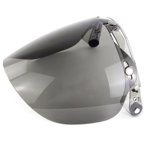 3-Snap Bubble Wind Motorcycle Open Face Helmet Visor Motorcycle Helmet Bubble Lens 3-Snap Bubble Wind Visor