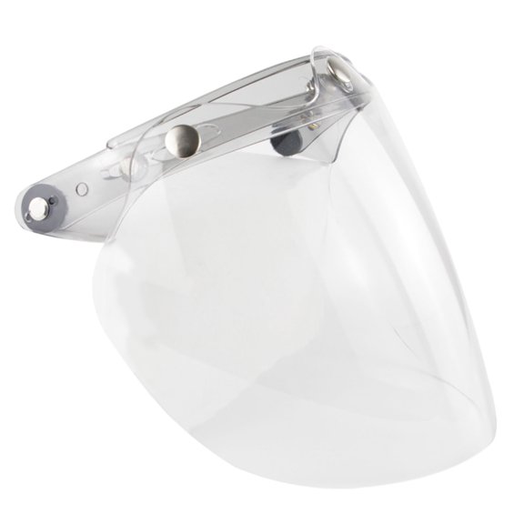 3-Snap Bubble Wind Open Face Helmet Visor Motorcycle Helmet Bubble Lens 3-Snap Bubble Wind Visor