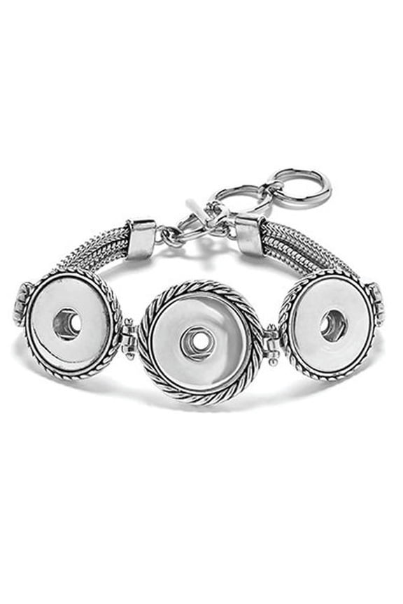 3-Snap Multi-Chain Bracelet SN90-19