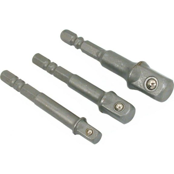 3 Socket Drive Extension Bits Power Drill Hand Tools 1/4" 3/8" 1/2"