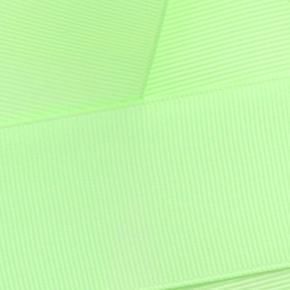 3" Grosgrain Ribbon Solid 527 Soft Green 100 Yard
