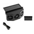 3 Solar Car Cooling Fan Electric Car Air Cooler Charging Vent Radiator