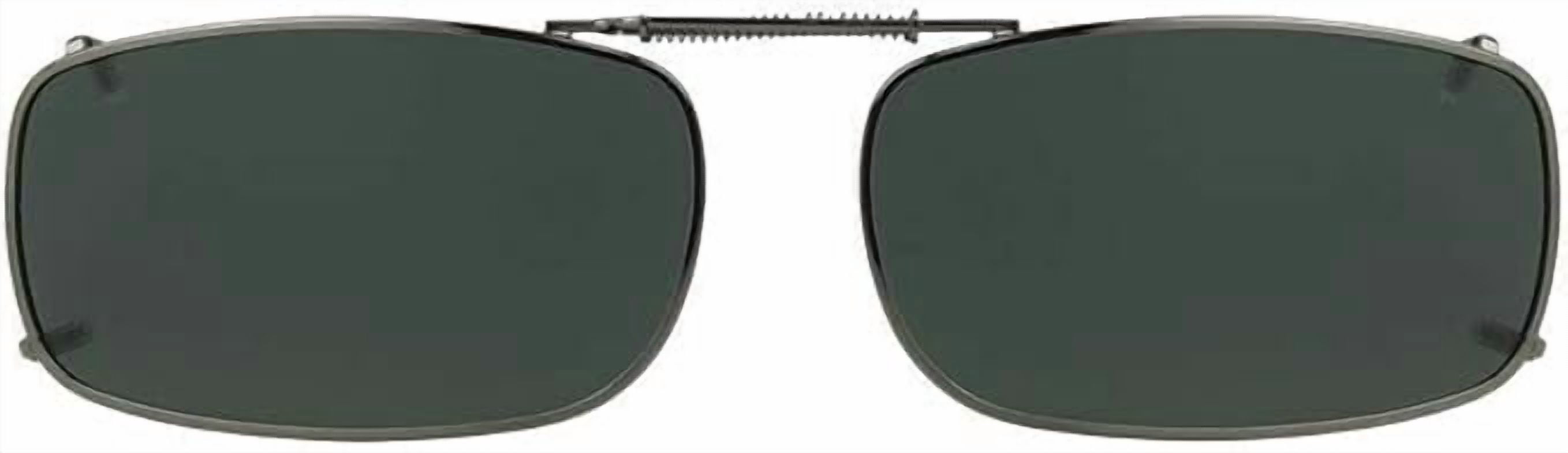 3 Solar Shield Clipon Polarized Sunglasses Size 52 Rec A Black Full