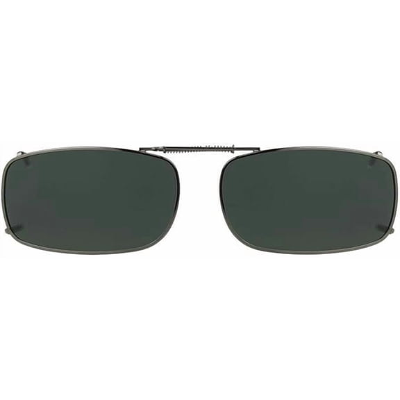3 Solar Shield Clip-on Polarized Sunglasses Size 52 Rec A Black Full frame Scratch Resistant Fits Plastic & Thick Frames