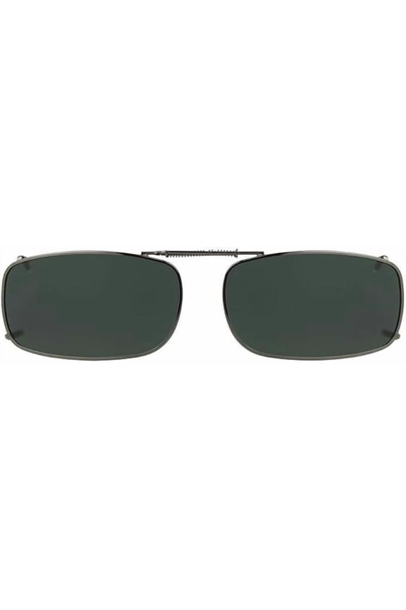 3 Solar Shield Clip-on Polarized Sunglasses Size 52 Rec A Black Full frame Scratch Resistant Fits Plastic & Thick Frames