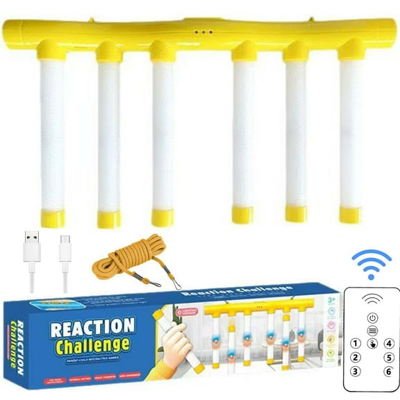 3-Speed Adjustable Catching Sticks Reaction Game – Promotes Hand-Eye Coordination, Fast-Paced Drop Stick Challenge, Family Game & Gift for Kids & Adults