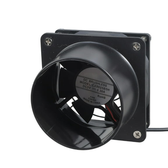 3 Speed Adjustable USB Ventilation Fan For Soldering Station Pet Enclosure Bathroom Plastic Construction Removable