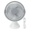 3 Speed Desktop Table Top Fan Hanging Stand Dual Use USB 360° Rotation