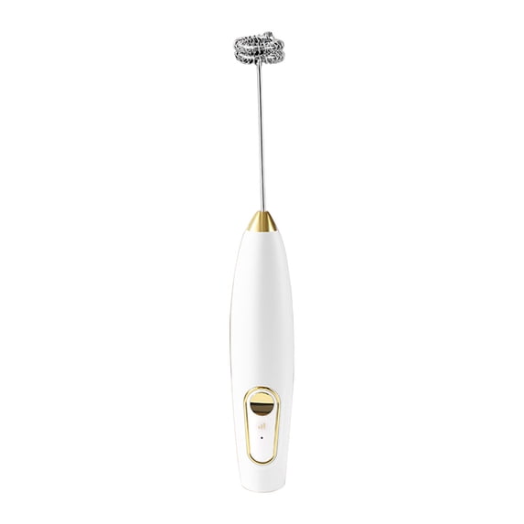 3-Speed Electric Milk Frother Coffee Mixer, Mini Rechargeable Milk Foam Maker for Creating Cappuccino Art and Blending Sauces Egg Mixtures
