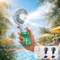 thumbnail image 1 of 3 Speed Handheld Misting Fan with Water Spray USB Rechargeable Portable Mini Fan Neck Hanging Humidifying Cooling for Travel Outdoor Office by PALIFEUR, 1 of 7