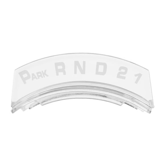 Speedway Motors 3-Speed Indicator Lens for Automatic Transmission Shift Housing, Clear Plastic Replacement Lens for Universal Steering Column Indicator Applications