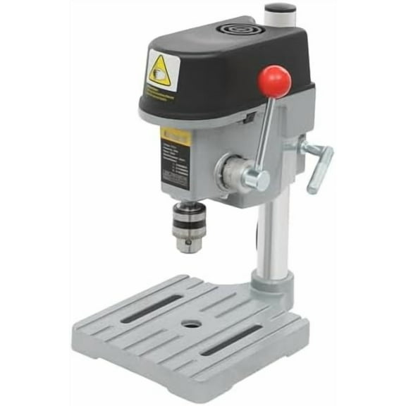 3-Speed Portable Electric Benchtop Drill Press, Mini Drill Press for DIY Creation, with 10mm Chuck and Laser Scale, Jewelry Making Woodworking Metal Drilling Machine 110V$$Tools & Hardware Other