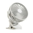 thumbnail image 1 of 3-Speed Rechargeable Clip-On Desk Fan Portable USB Powered Multi-Functional Fan for Office Dorm Study with Adjustable Airflow Quiet Operation Built-in Battery Sturdy Clamp Design, 1 of 8