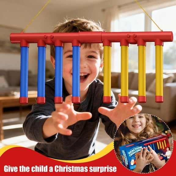 3-Speed Reflex Drop Sticks Game – Hand-Eye Coordination Challenge with Remote, Catching Sticks for Family, Athletes & Gifts