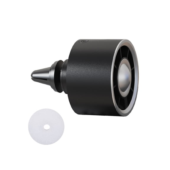 3-Speed Rotating Car Vent Fan with Scent Diffuser & Light, Electric Cooling Fan for Automotive