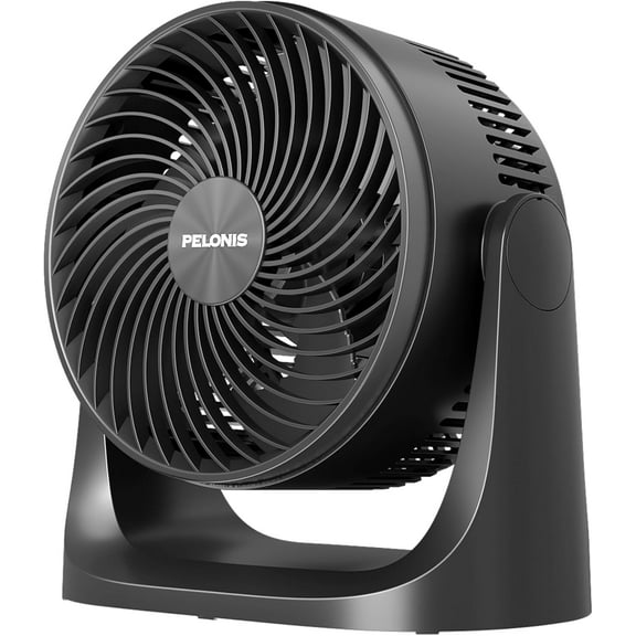 3 Speed Small Room Air Circulator Fan with 7-inch Blade, Table Fan with 100 Adjustable Head Tilt - Desktop Fan for Bedroom,Dorm and Office - Ventilador for Air Conditioner and Heater, Black