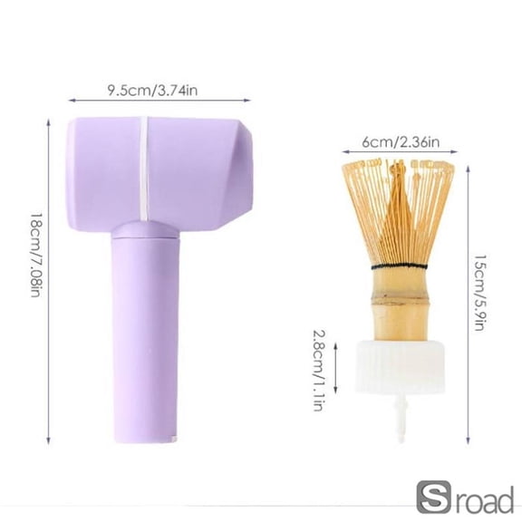 3-Speed USB-C Rechargeable Handheld Milk Frother, Electric Matcha Whisk Mixer For Latte, Protein Shakes, Hot Chocolate, Portable Cordless Drink Mixer With LED Light For Home, Kitchen, Camping,1