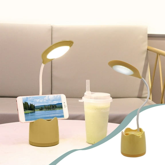 3-Speed USB Rechargeable Eye Protection Desk Lamp | 3 Color Modes & 10 Brightness Grades | Adjustable Gooseneck | Clip-On Designs for Dorm, Office & Reading | 3000K-6500K Color Temperature