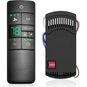 3-Speed Universal Ceiling Fan Remote Control Kit for Hampton Bay | Replacement for Home Decorators Collection Harbor Breeze Hunter, with Timer Light Dimmer, 2AAZPHD3/HD3 KUJCE10320/TR222A