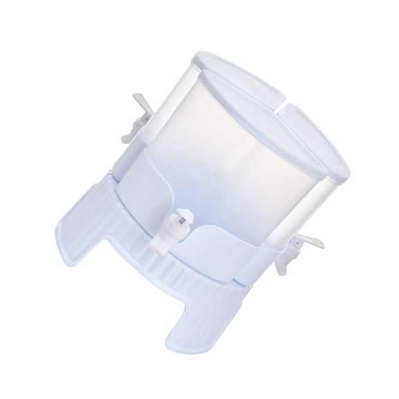 3 Spigots Rotating Cold Drink Container Leakproof Dispenser Refrigerator Pitcher