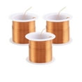 thumbnail image 1 of 3 Spool Coils Magnet Wire Enameled Copper Wire Enameled Magnet Winding Wire Natural Temperature Rating Widely Used for Transformers Inductors - 0.6mmx10m, 1 of 1