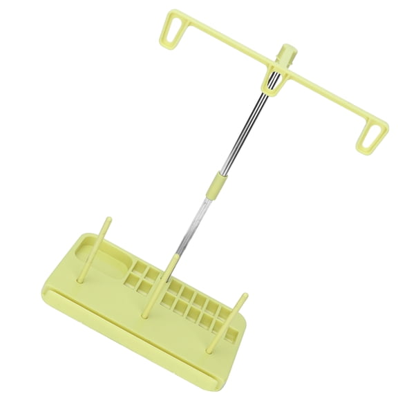 3-Spool Thread Holder Stand for Household Sewing Machines, Plastic Base with Aluminum Pipes