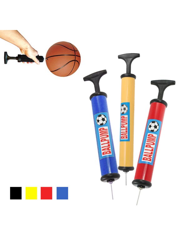3 Sports Ball Air Pump Manual Hand Inflate Basketball Football Volleyball Needle