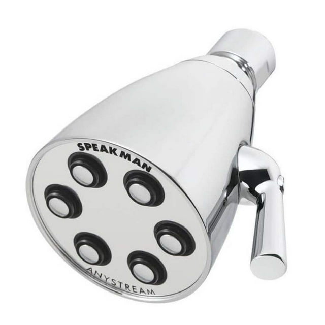 Speakman 3-Spray Patterns Fixed Showerhead 2.5 Gpm Polished Chrome 2.75" SR-2252