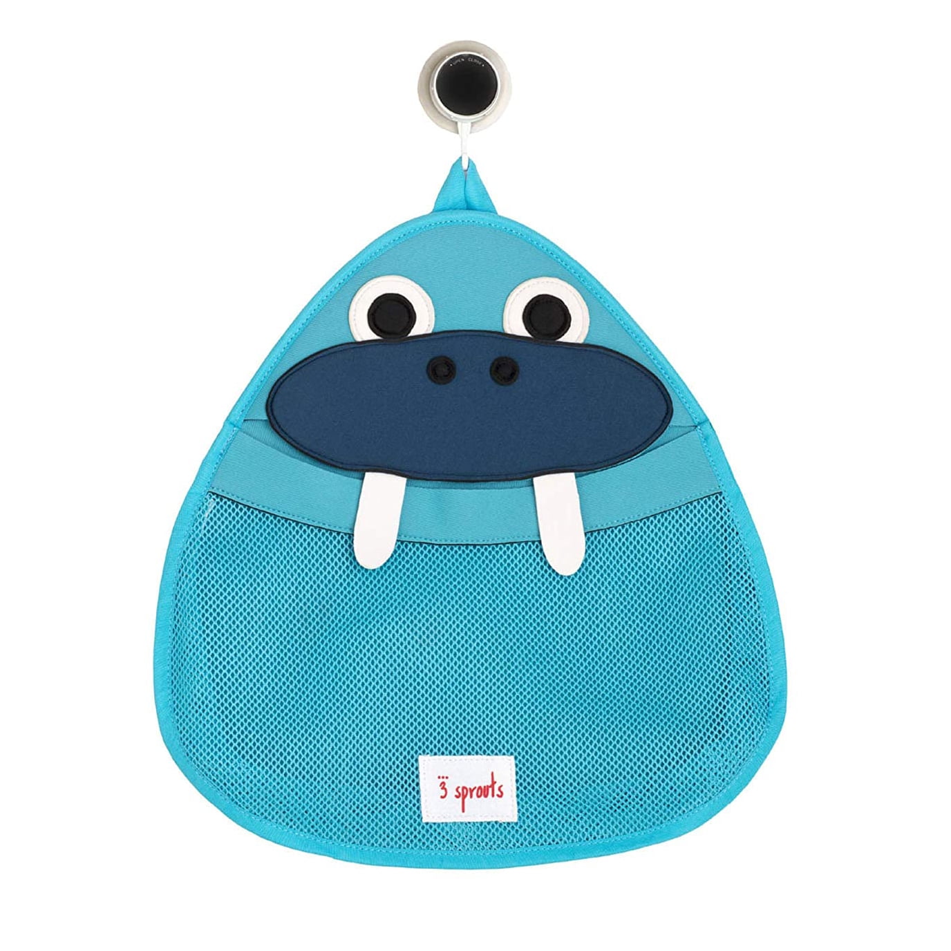 Blue Walrus Suction Mount Bath Toy Organizer