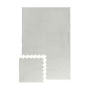 3 Sprouts Foam Puzzle Play Mat with Interlocking EVA Tiles for Toddlers, Babies and Kids in Grey