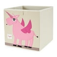 thumbnail image 1 of 3 Sprouts Kids Children's Foldable Fabric Storage Bin Box, Pink Unicorn, 1 of 5