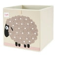 thumbnail image 1 of 3 Sprouts Kids Childrens Foldable Fabric Storage Cube Bin Box, Polka Dot Sheep, 1 of 12