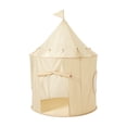 thumbnail image 1 of 3 Sprouts Kids Play Tent Playhouse Castle with Recycled Fabric for Indoor and Outdoor Games in Beige, 1 of 8