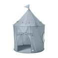 thumbnail image 1 of 3 Sprouts Kids Play Tent Playhouse Castle with Recycled Fabric for Indoor and Outdoor Games in Blue, 1 of 6