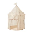 thumbnail image 1 of 3 Sprouts Kids Play Tent Playhouse Castle with Recycled Fabric for Indoor and Outdoor Games in Terrazzo Beige, 1 of 8