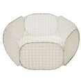 thumbnail image 1 of 3 Sprouts Recycled Fabric Kids Ball Pit/Gingham/Beige, 1 of 10