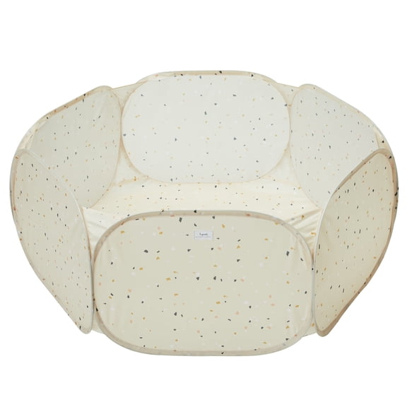 3 Sprouts Recycled Fabric Kids Ball Pit/Terrazzo/Beige