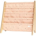 thumbnail image 1 of 3 Sprouts Recycled Fabric Kids Book Rack Storage Bookshelf Organizer in Clay Terrazzo for Ages 3+, 1 of 5