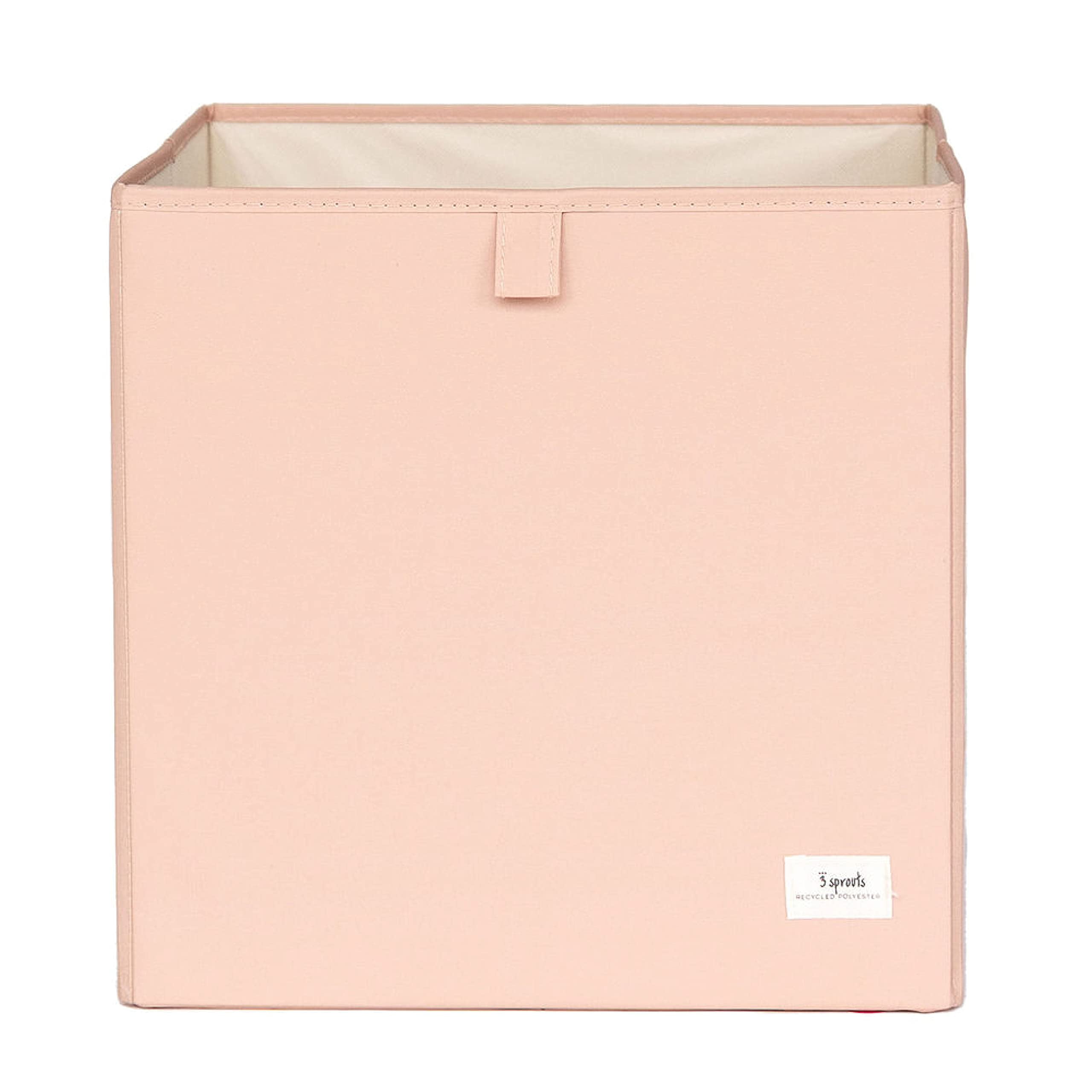 Clay Recycled Fabric Collapsible Storage Cube for Kids