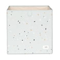 thumbnail image 1 of 3 Sprouts Recycled Fabric Storage Cube Box Container Organizer - Green Terrazzo, 1 of 7