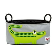 3 Sprouts Universal Stroller Organizer - Baby Jogger Caddy with Cup Holder, Crocodile