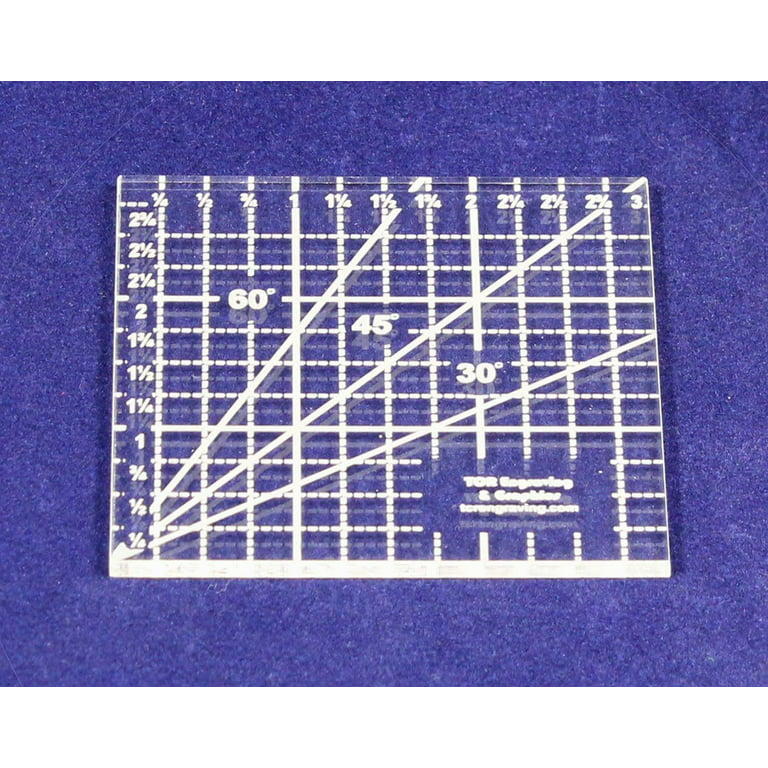 Square Up Slotted Quilting Ruler Patchwork Ruler Acrylic 3mm for