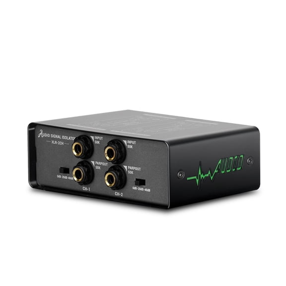 3 Stage Adjustable Sound Isolators Eliminates Hums Noise Double Channel Signals Processor For Devices