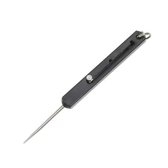 3-Stage Retractable Toothpick & Fruit Fork | Portable Pocket-Sized Tool | Food-Grade Aluminum & Steel | 6cm to 10.2cm Adjustable Length | Includes 1 Alloy Toothpick for Travel & Daily Use