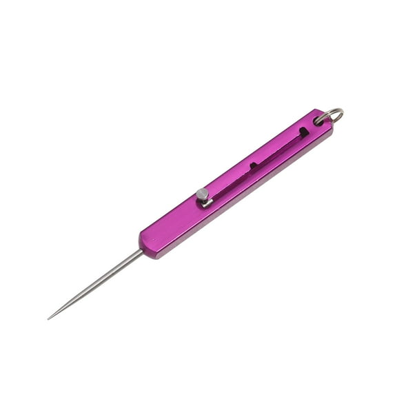 3-Stage Retractable Toothpick & Fruit Fork | Portable Pocket-Sized Tool | Food-Grade Aluminum & Steel | 6cm to 10.2cm Adjustable Length | Includes 1 Alloy Toothpick for Travel & Daily Use