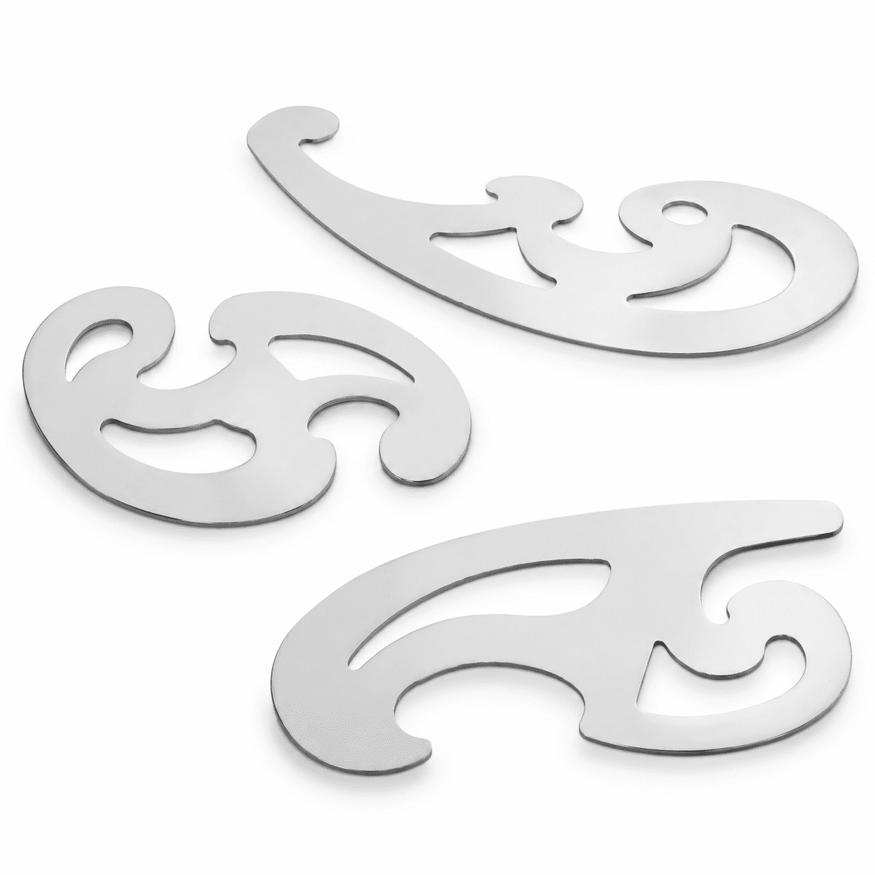 3 Stainless Steel Ruler For Sewing Stencils Metal - Walmart.com