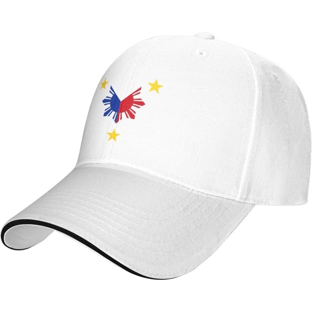3 Stars and Sun Filipino Philippines Flag Hat Adult Unisex Adjustable
