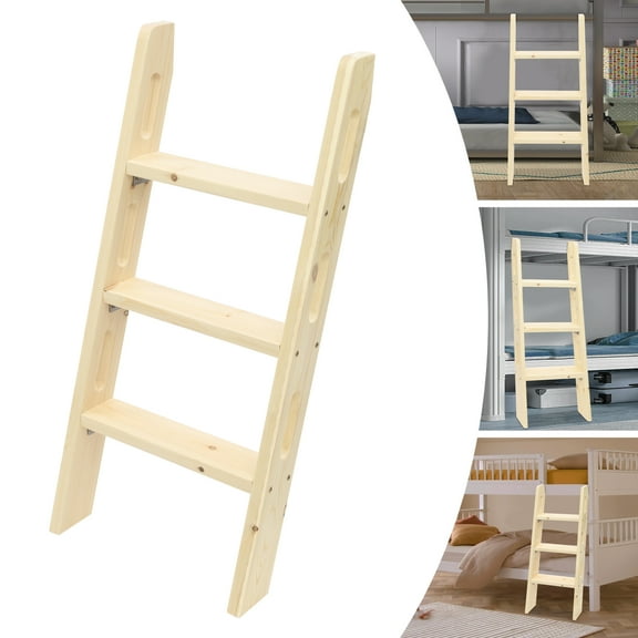 3-Step Bed Ladder Universal Space-Saving Motorhome Step Ladder Long Climb Ladder for Homes, Dormitories